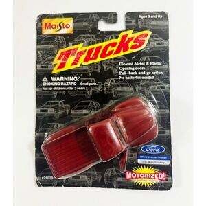 Maisto Motorized 1990s  Ford Pickup Truck Burgandy #25020